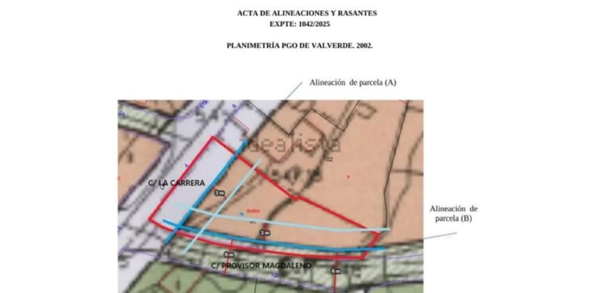 Terreno en venta en Calle la Carrera