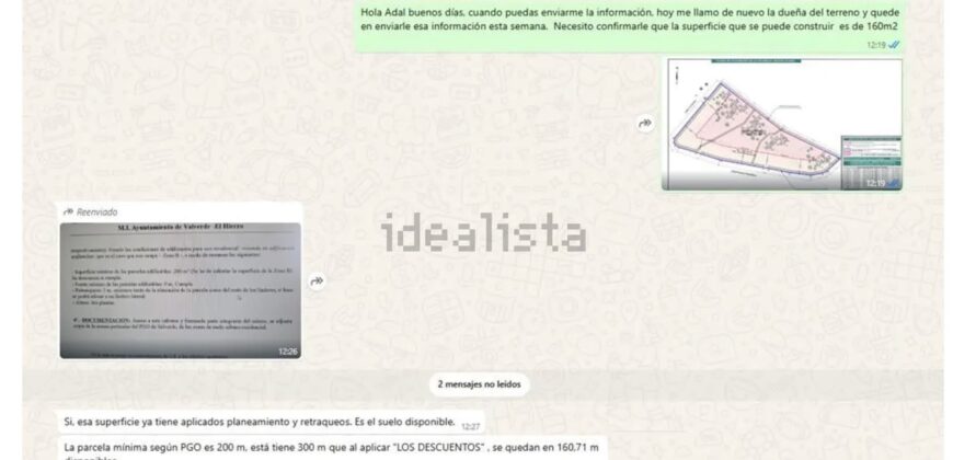 Terreno en venta en Calle la Carrera